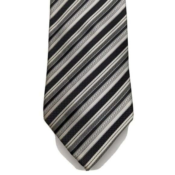 Alexander Julian Colours Striped Necktie - Picture 1 of 5